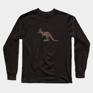 Cute pink kangaroo Long Sleeve T-Shirt